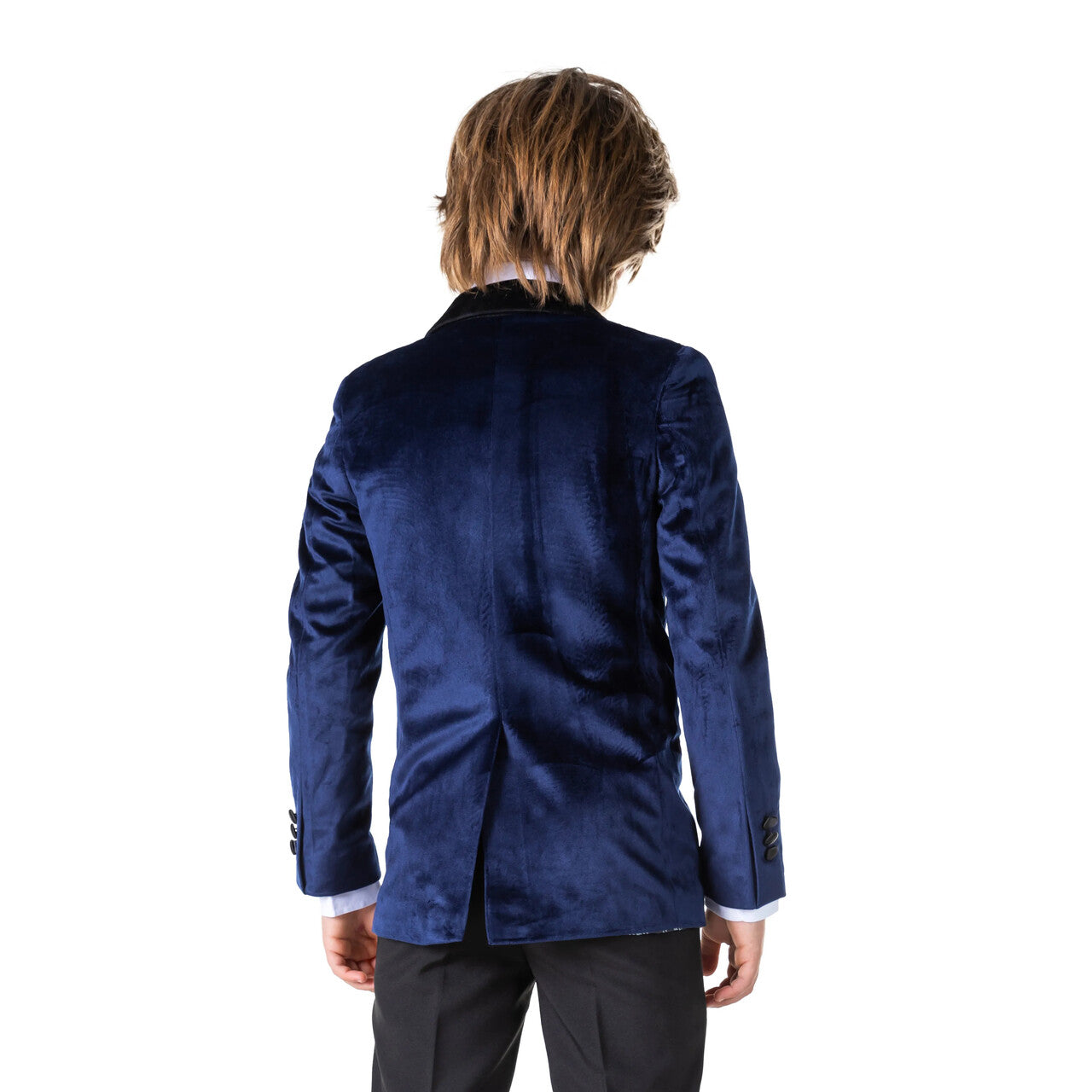 Op deze afbeelding zie je een Kostuums, van het merk Opposuits. Boys Gala Jas Blauw Jongen