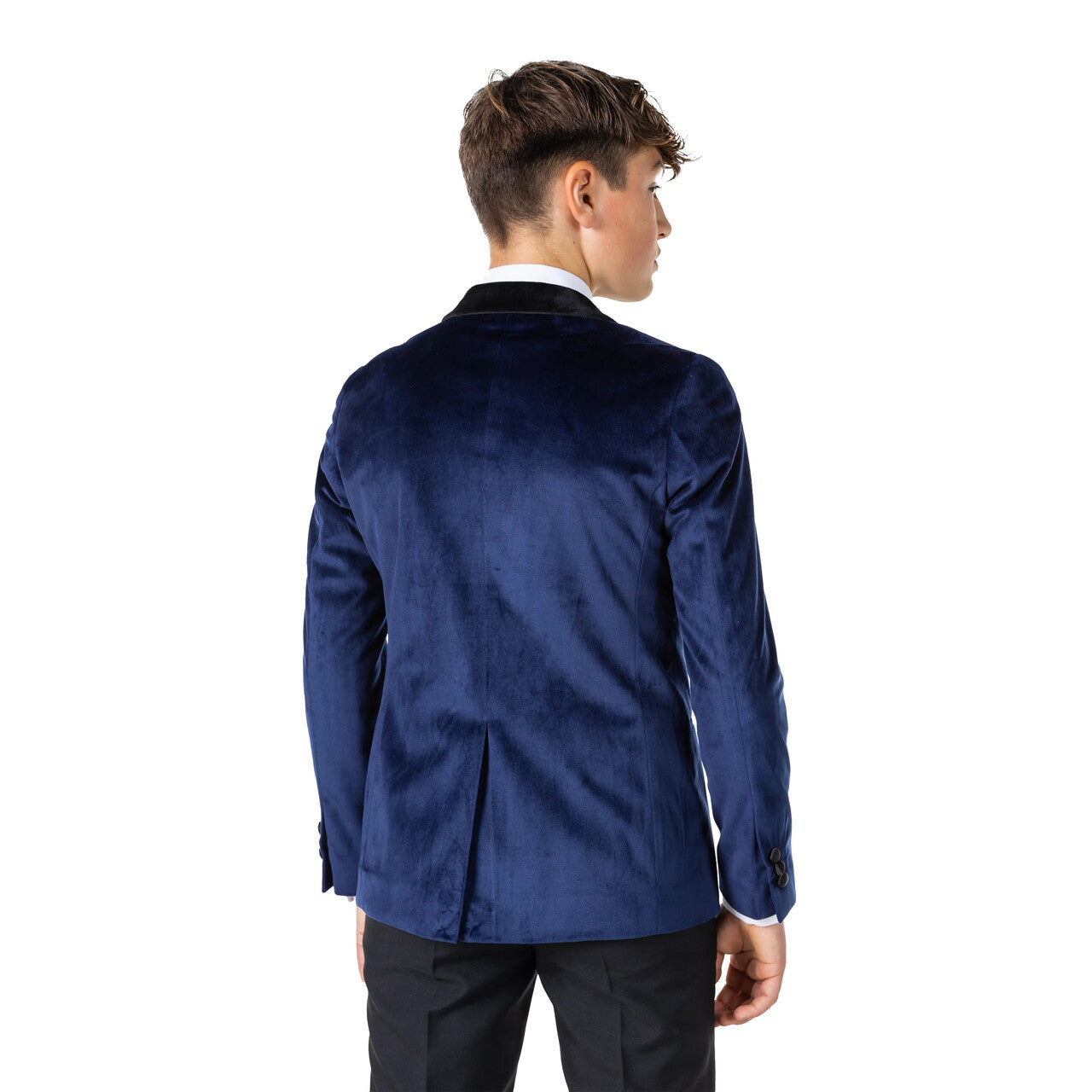 Op deze afbeelding zie je een Kostuums, van het merk Opposuits. Teen Boys Gala Eindejaarsfeest Colbert Blauw Jongen