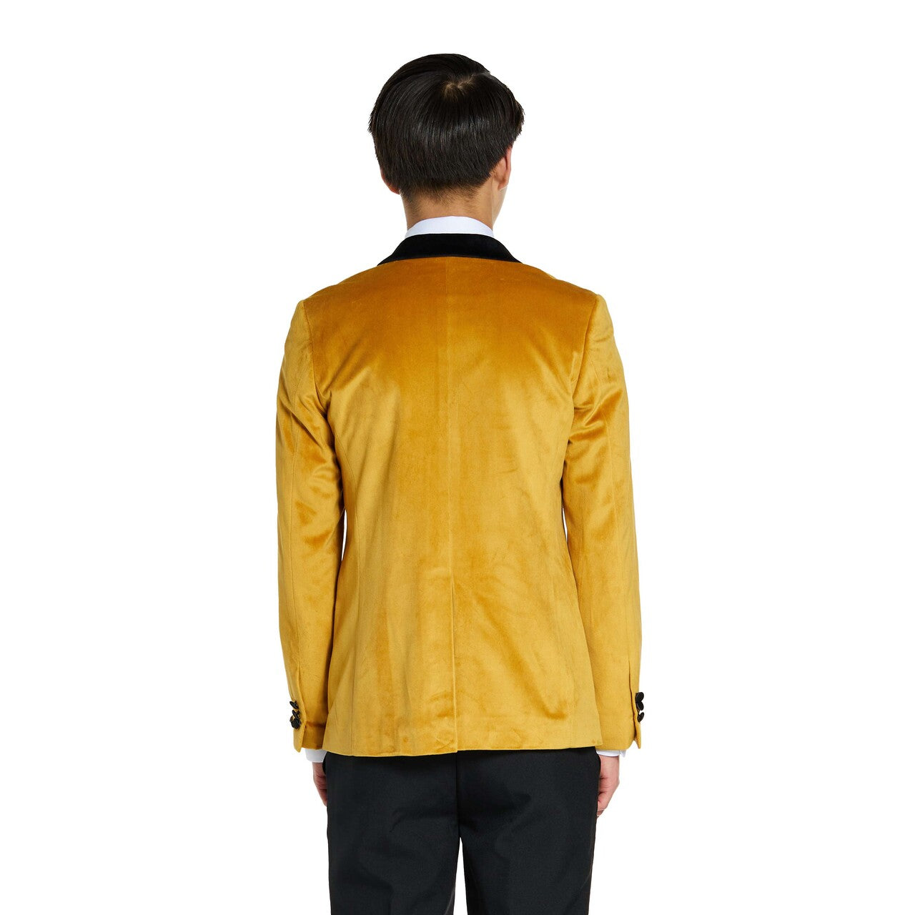Op deze afbeelding zie je een Kostuums, van het merk Opposuits. Teen Boys Dinner Jacket - Gold Jongen Kostuum