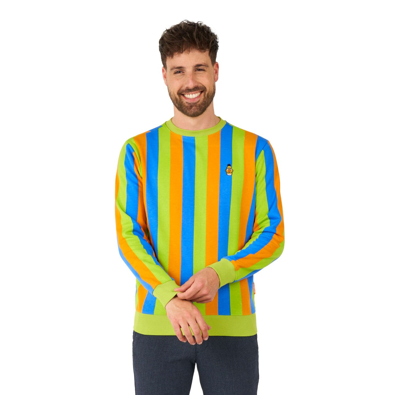 Op deze afbeelding zie je een Kostuums, van het merk Opposuits. Bert™ Sesamstraat Trui Man