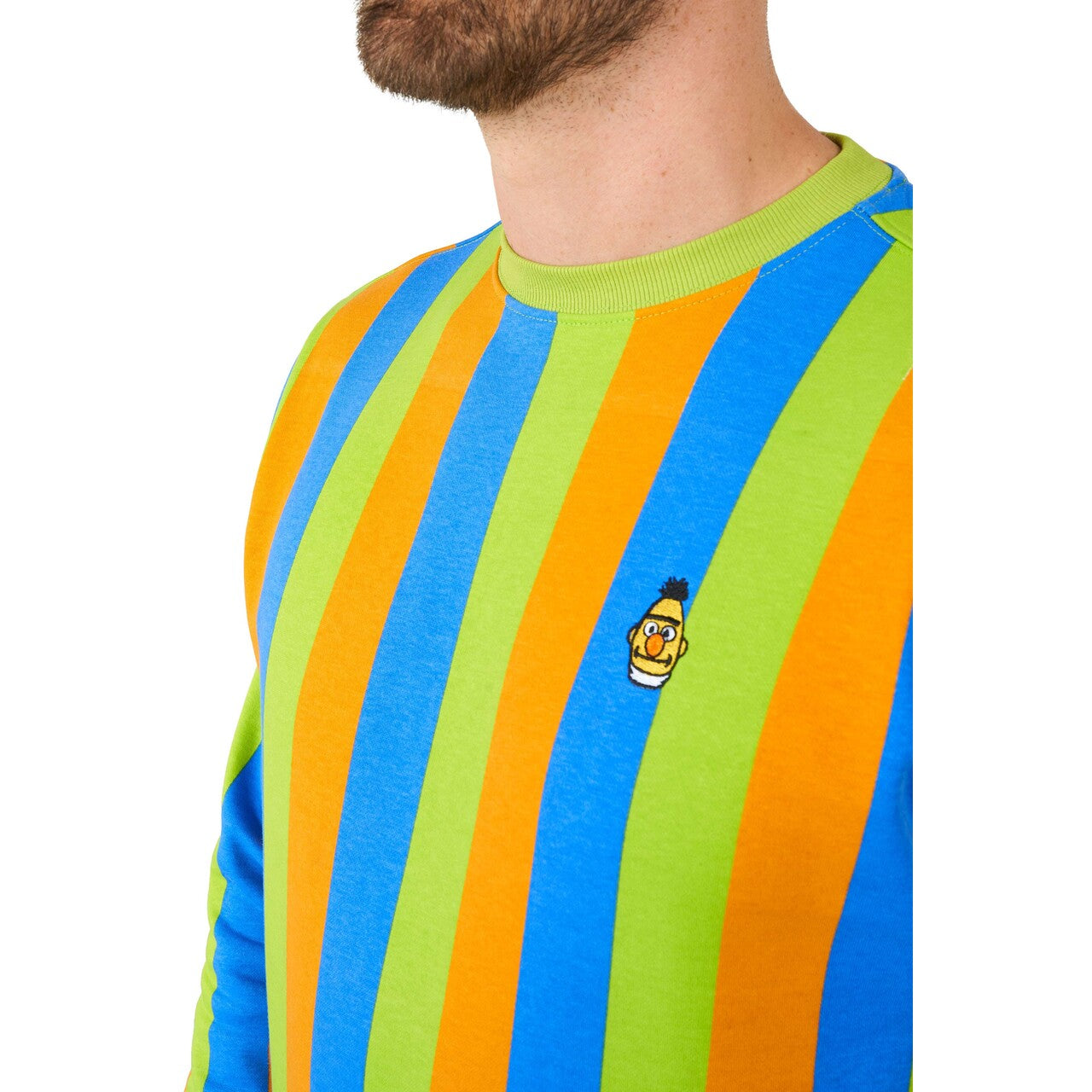 Op deze afbeelding zie je een Kostuums, van het merk Opposuits. Bert™ Sesamstraat Trui Man
