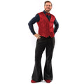 Paillettenvest Met Strik Elegant Red Man