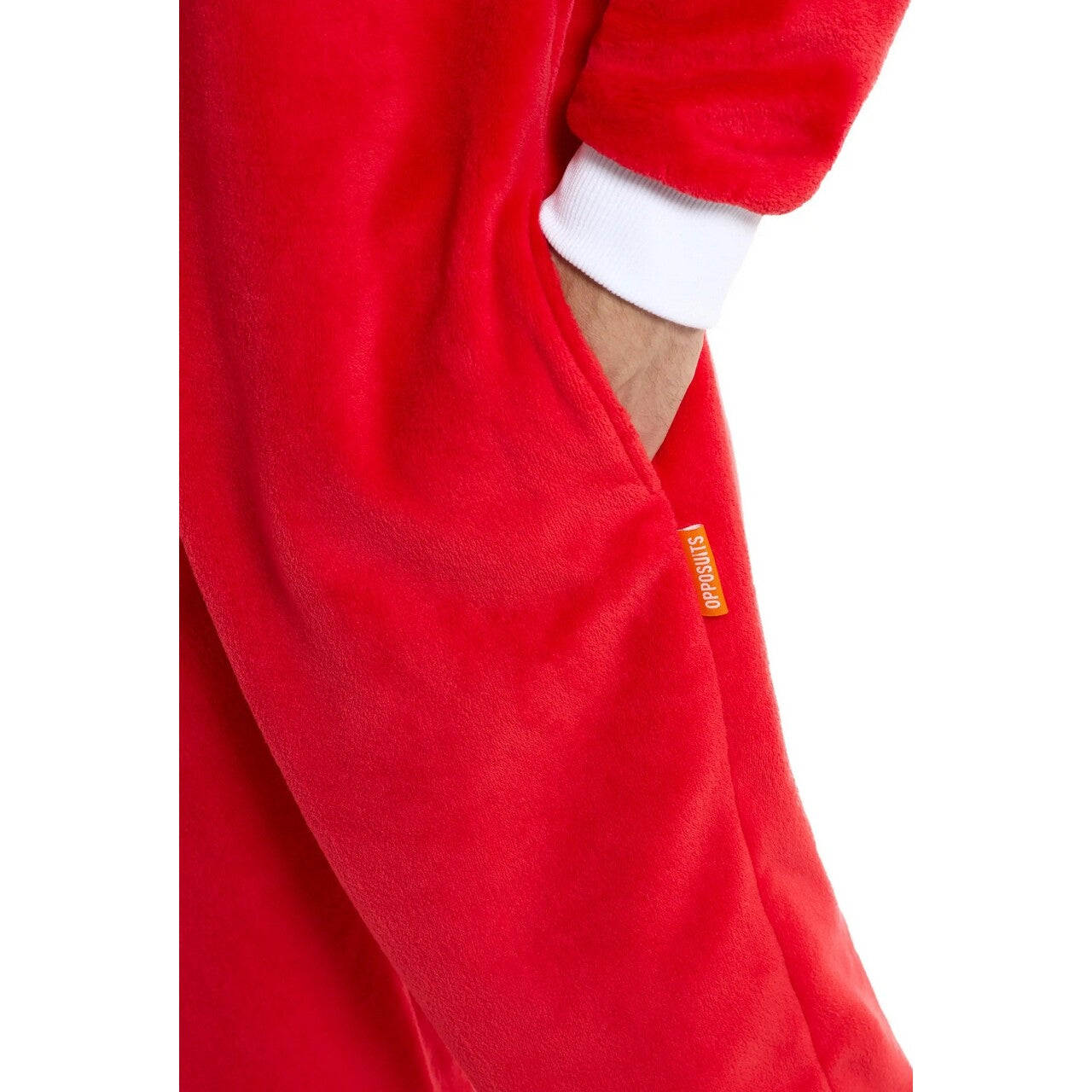 Op deze afbeelding zie je een Kostuums, van het merk Opposuits. Knuckles Relax Onesie Man Kostuum