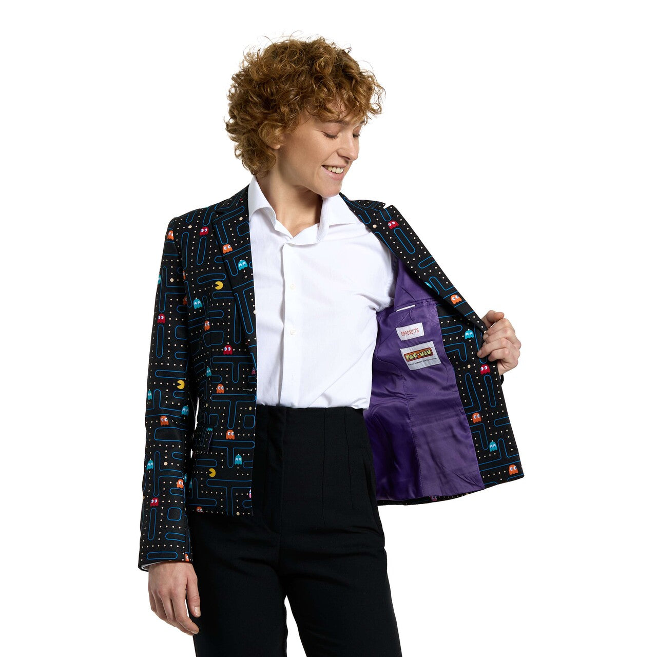 Op deze afbeelding zie je een Kostuums, van het merk Opposuits. Madam Pac-Man™ Vrouw