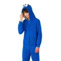 Cookie Monster™ Teen Onesie Kind Kostuum