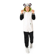 Op deze afbeelding zie je een Kostuums, van het merk Opposuits. Knullige En Ondeugende Panda Onesie Kind Kostuum