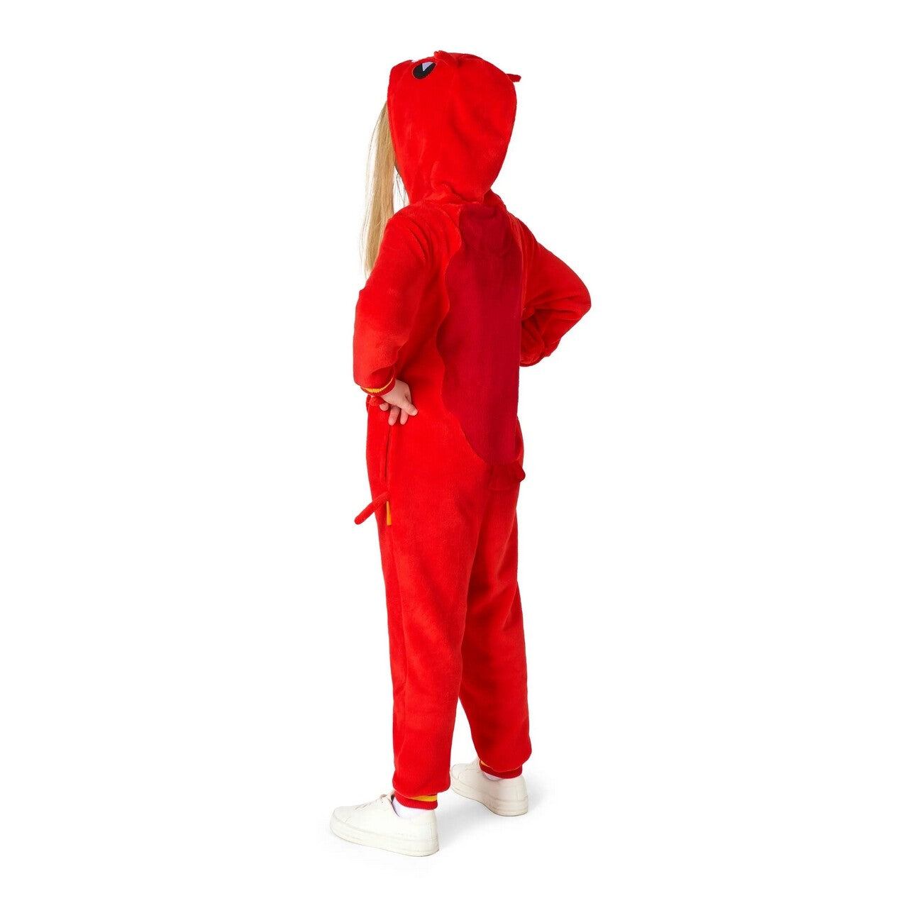 Op deze afbeelding zie je een Kostuums, van het merk Opposuits. Gekookte Rode Kreeft Onesie Kind Kostuum