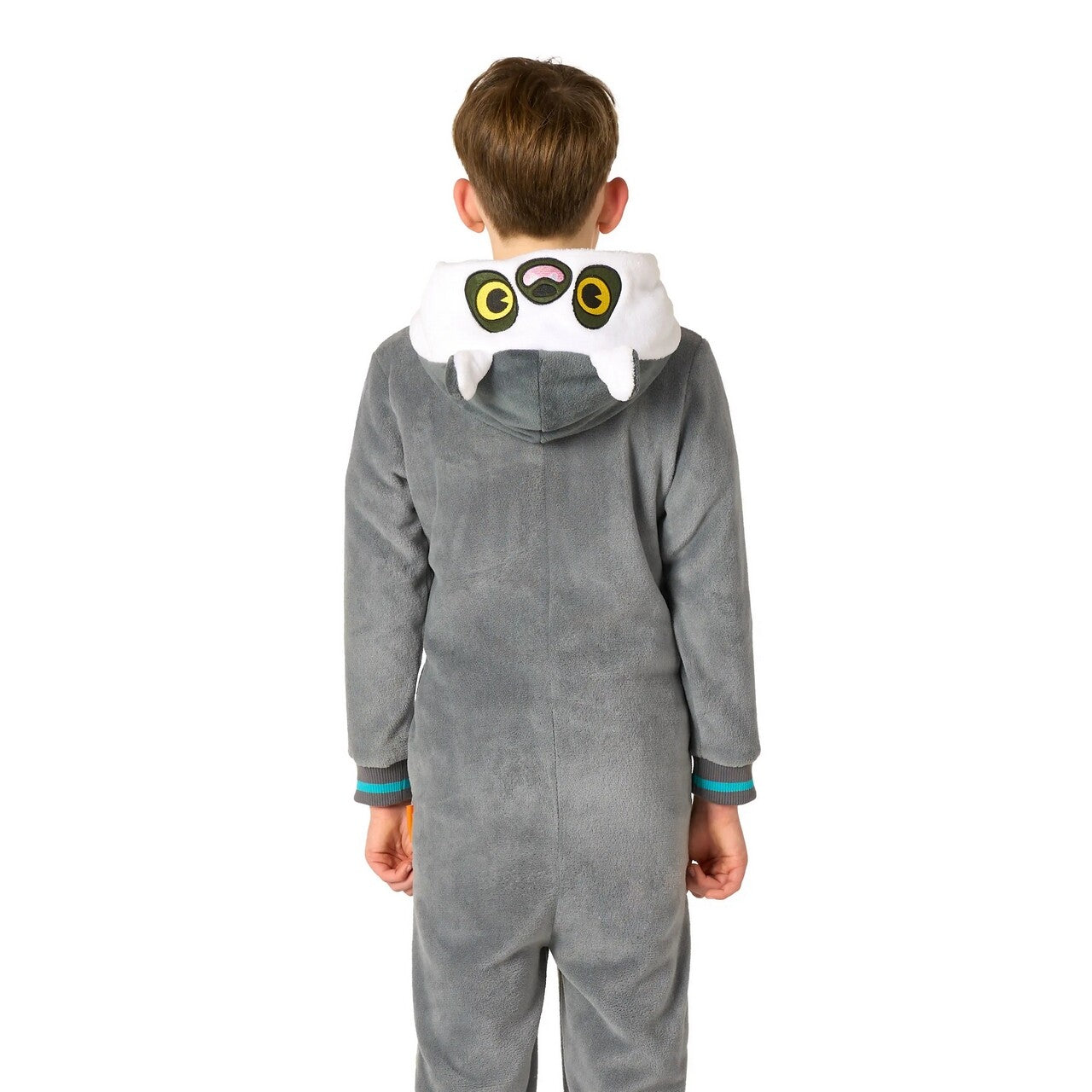 Op deze afbeelding zie je een Kostuums, van het merk Opposuits. Lola Lemur Relax Onesie Kind Kostuum