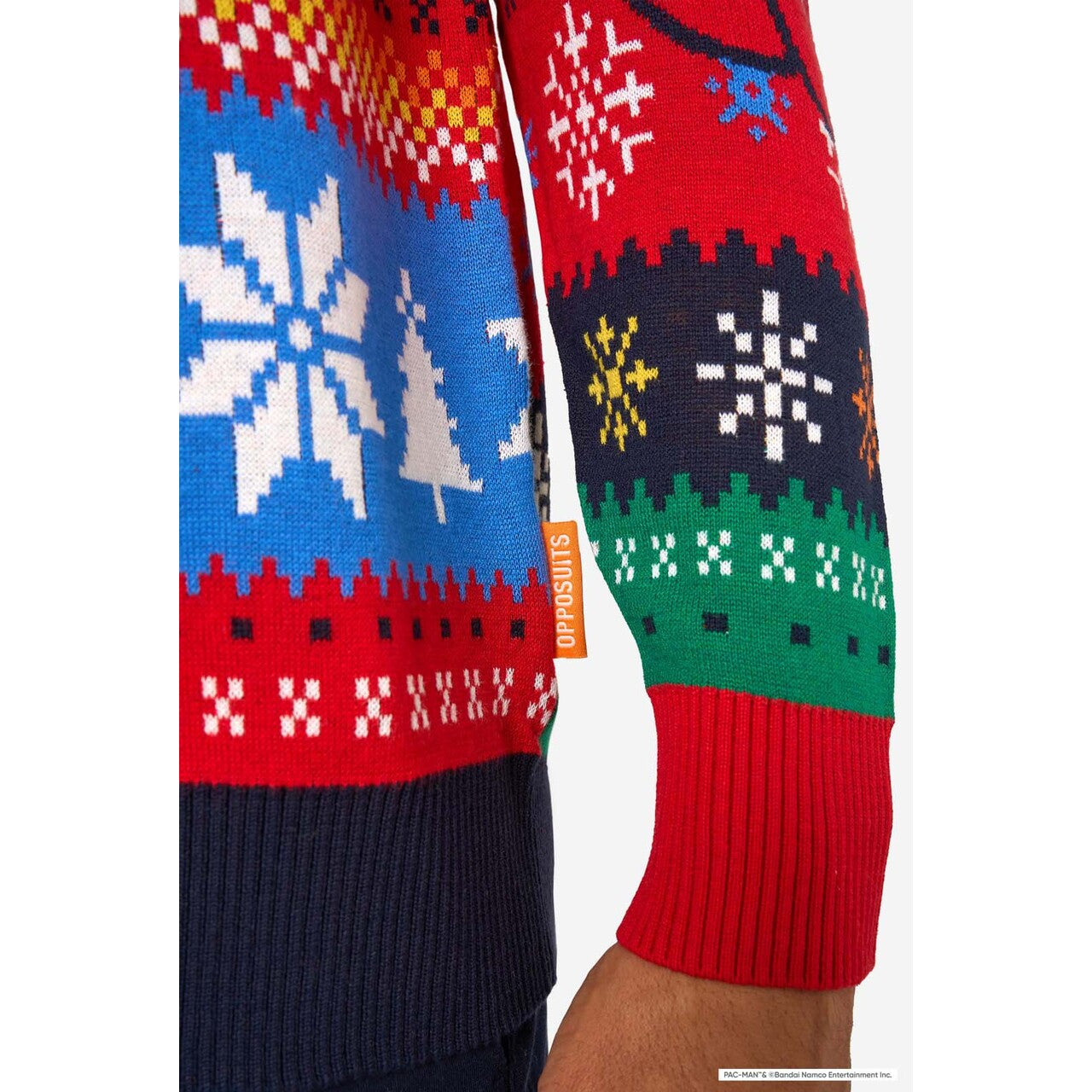 Op deze afbeelding zie je een Kostuums, van het merk Opposuits. Pac-Man™ Christmas Sweater
