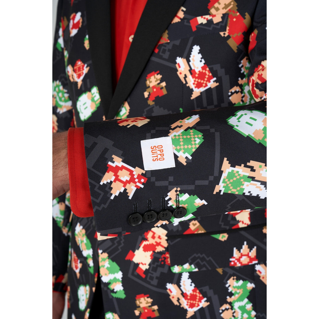 Op deze afbeelding zie je een Kostuums, van het merk Opposuits. Super Mario Bros™. Bowser Revolution Colbert Man