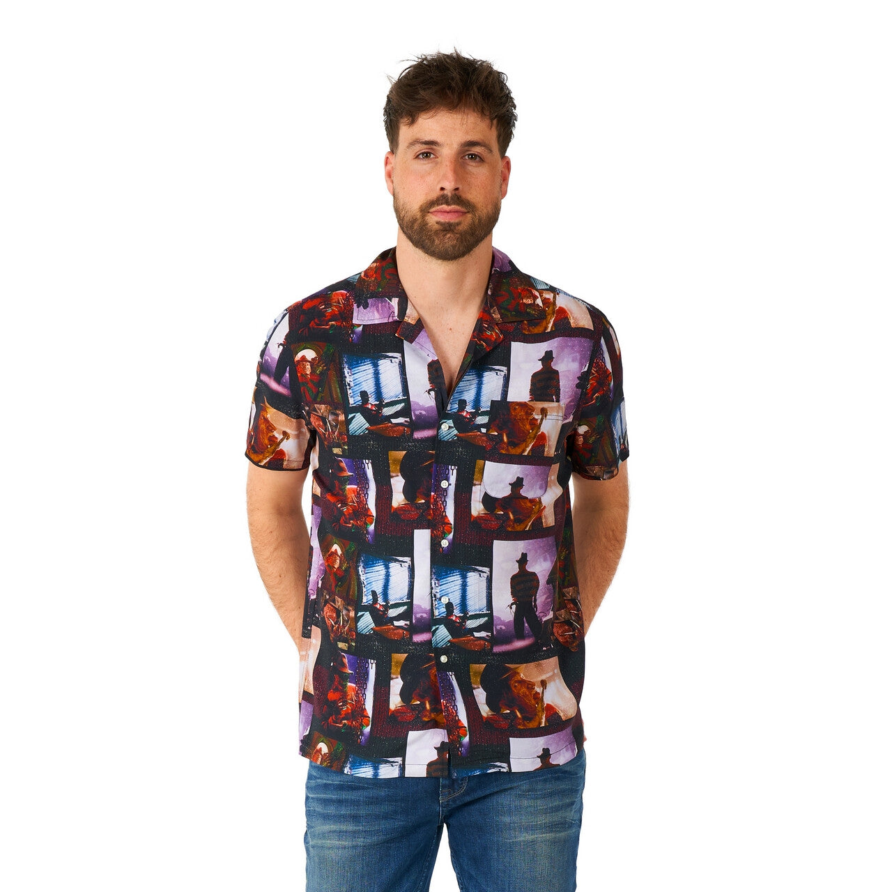 Op deze afbeelding zie je een Kostuums, van het merk Opposuits. A Nightmare On Elmstreet Overhemd Man