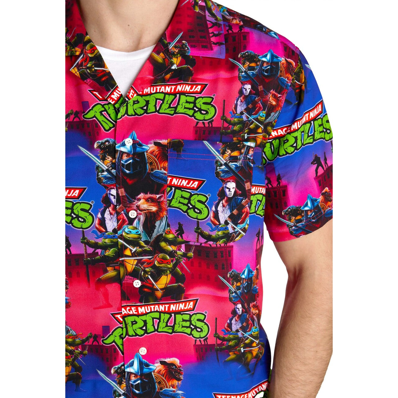Op deze afbeelding zie je een Kostuums, van het merk Opposuits. Nineties Teenage Mutant Hero Turtles Blouse Man