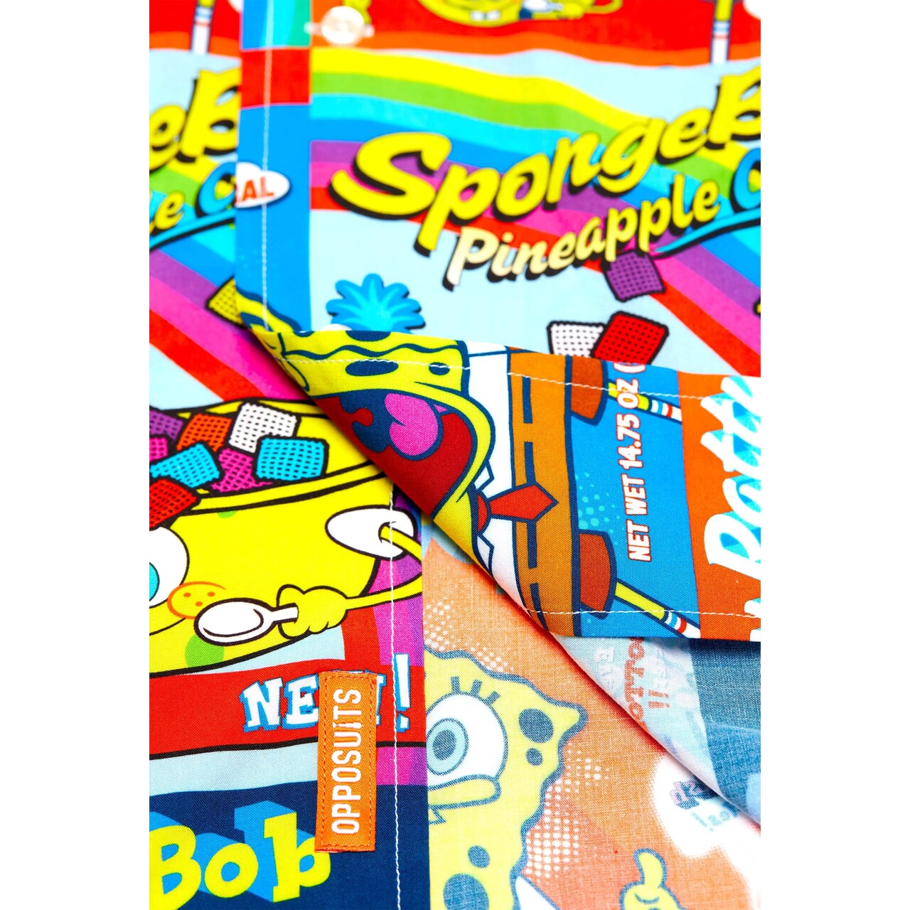 Op deze afbeelding zie je een Kostuums, van het merk Opposuits. Spongebob Breakfast Club Blouse Man