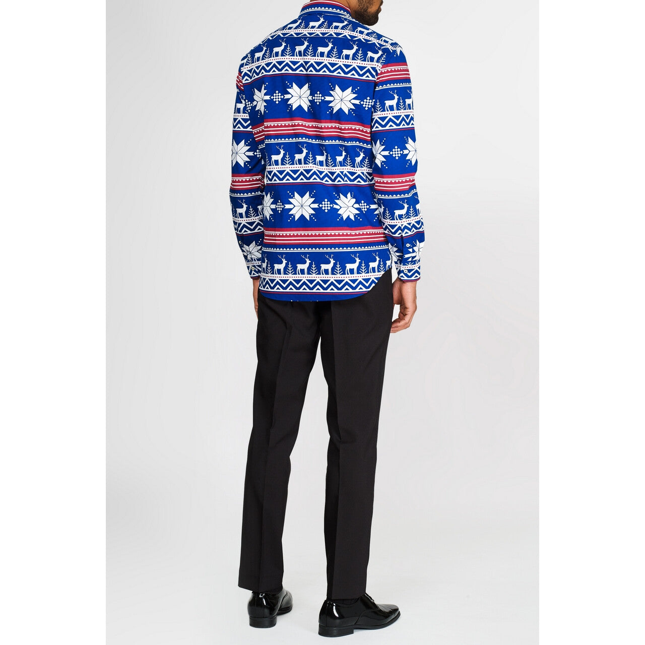 Op deze afbeelding zie je een Kostuums, van het merk Opposuits. Kerst Overhemd Rudolf Met Lange Mouwen Man
