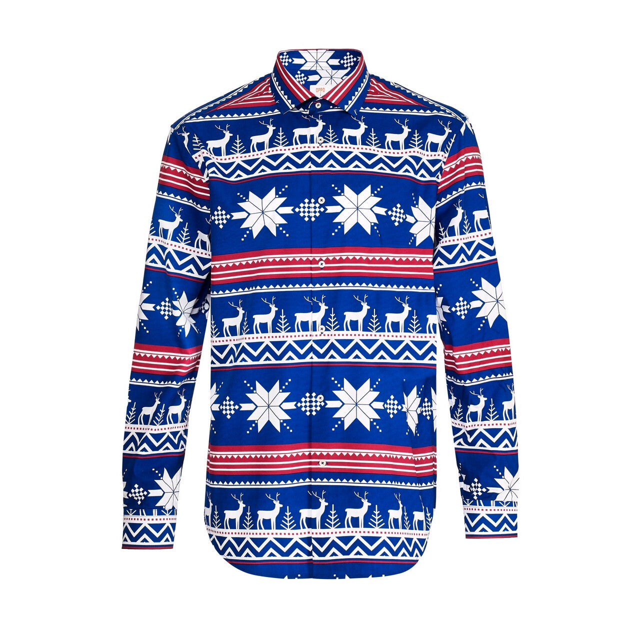 Op deze afbeelding zie je een Kostuums, van het merk Opposuits. Kerst Overhemd Rudolf Met Lange Mouwen Man