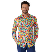 Op deze afbeelding zie je een Kostuums, van het merk Opposuits. Festive Colour Confetteroni Blouse Man