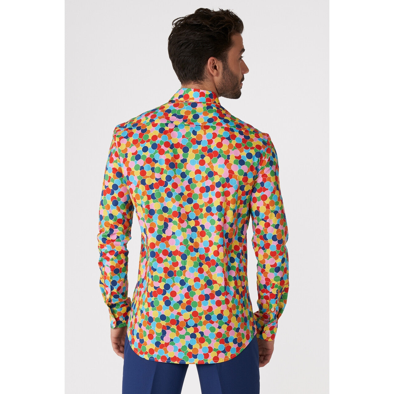 Op deze afbeelding zie je een Kostuums, van het merk Opposuits. Festive Colour Confetteroni Blouse Man