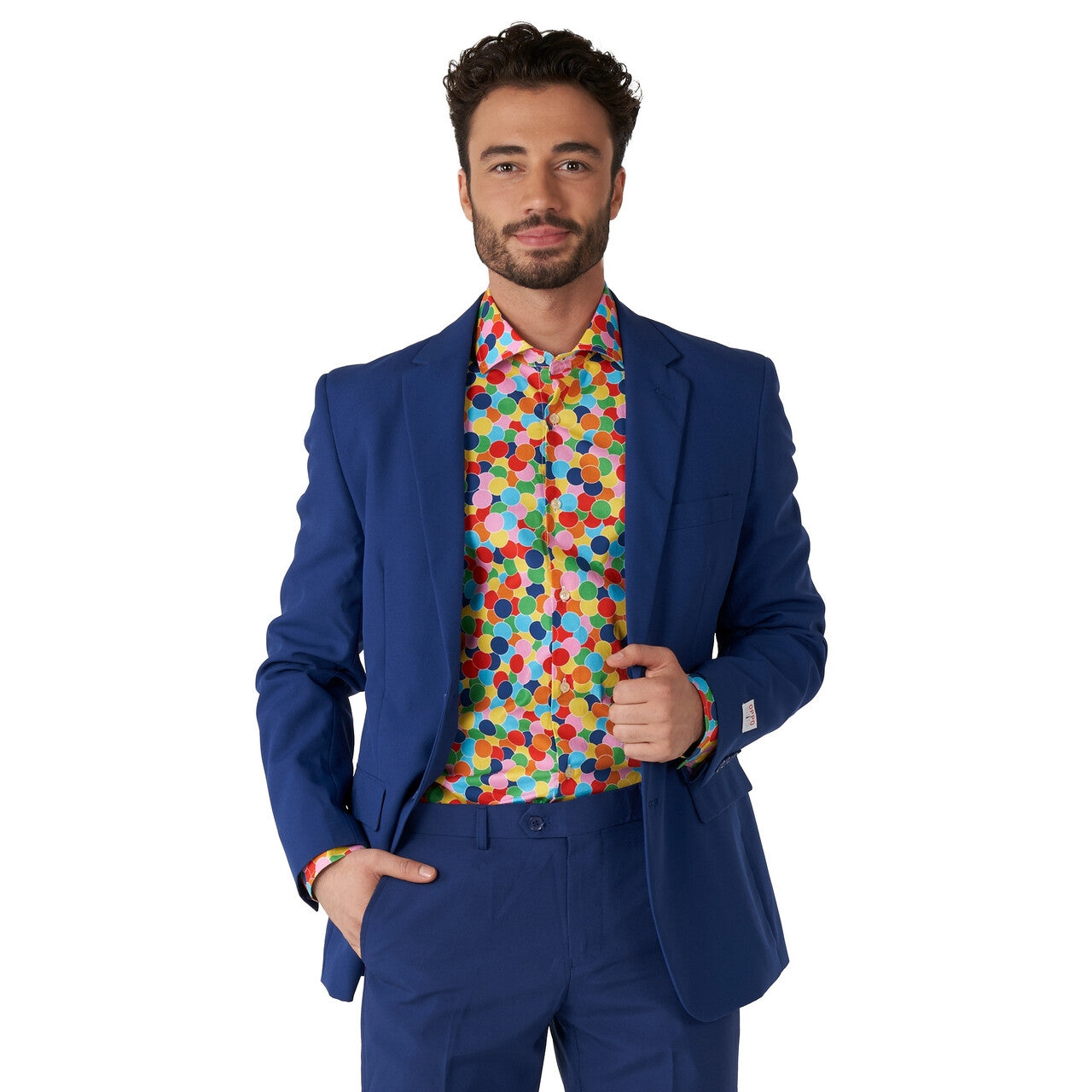 Op deze afbeelding zie je een Kostuums, van het merk Opposuits. Festive Colour Confetteroni Blouse Man
