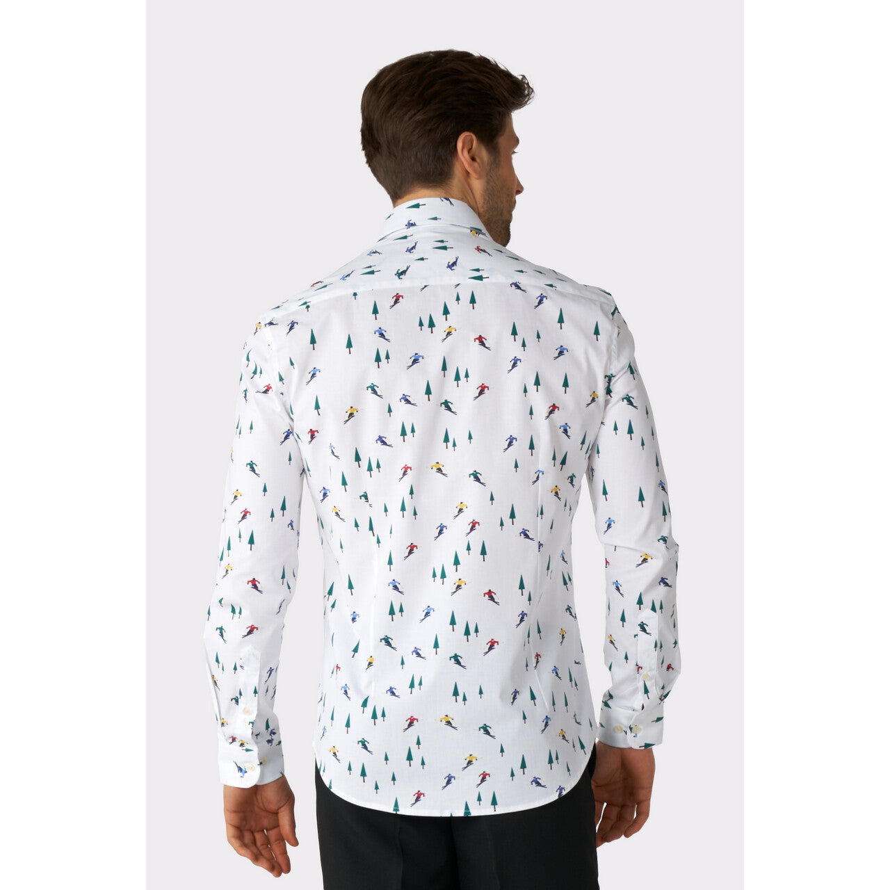 Op deze afbeelding zie je een Kostuums, van het merk Opposuits. Downhill Winter Sprinter Witte Blouse Man