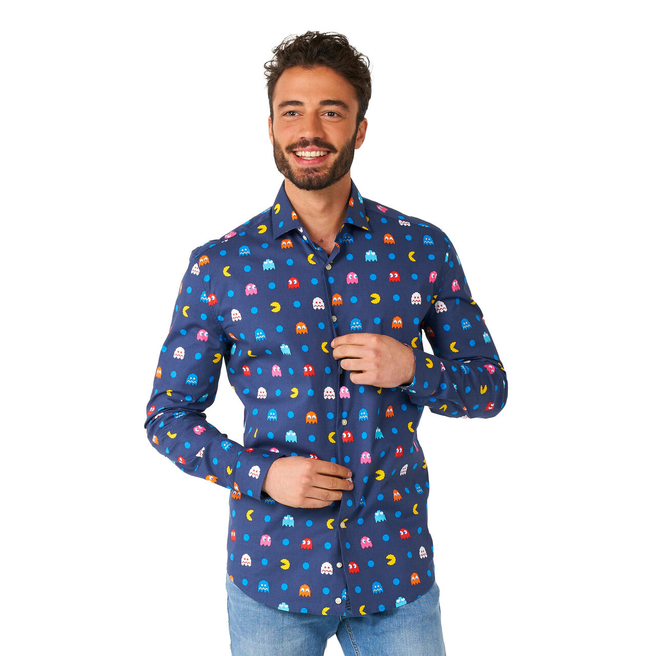 Op deze afbeelding zie je een Kostuums, van het merk Opposuits. Come And Get Me Pac Man Gamer Blouse