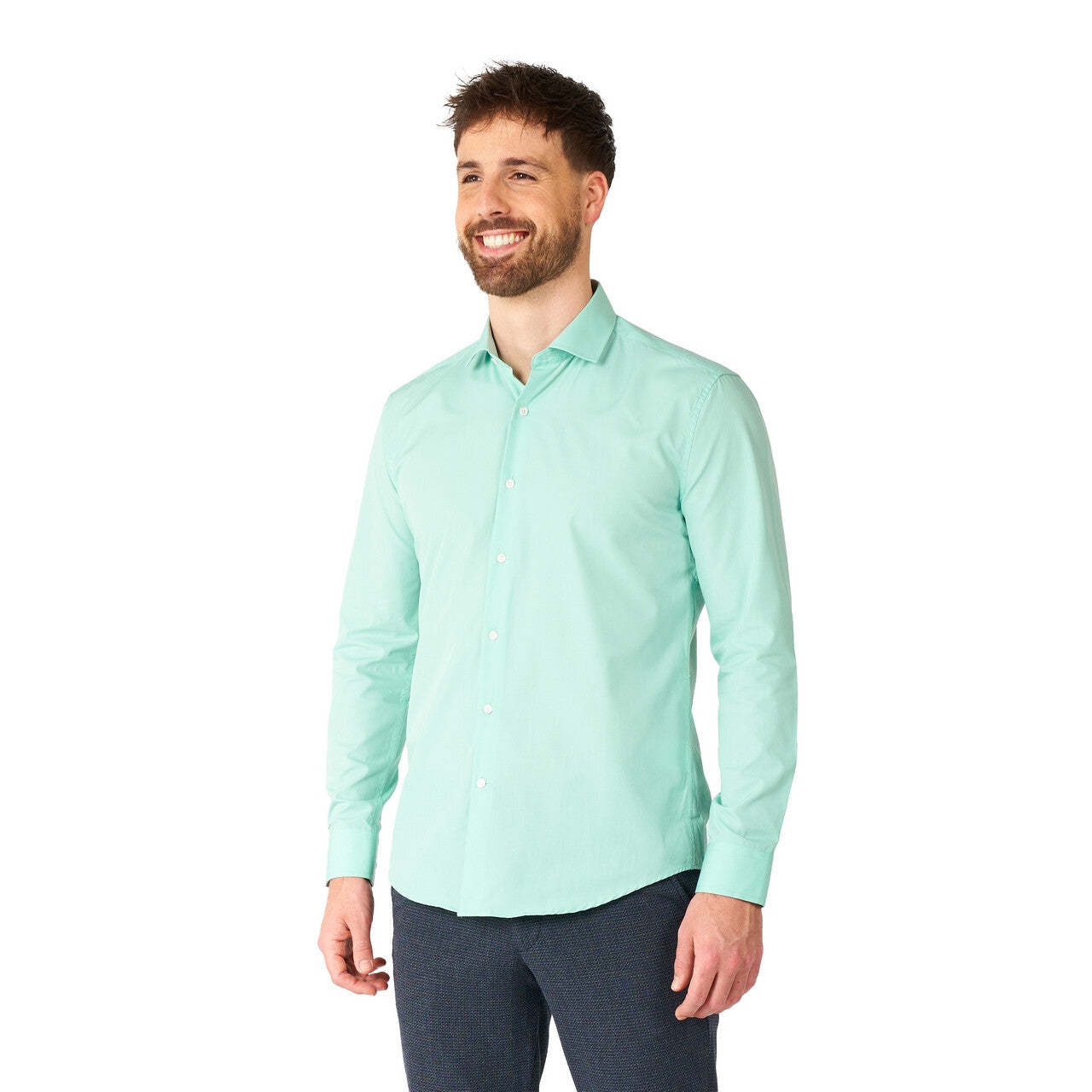 Op deze afbeelding zie je een Kostuums, van het merk Opposuits. Magic Mint Mink Overhemd Man