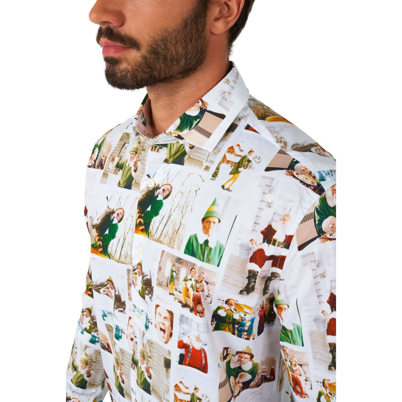 Op deze afbeelding zie je een Kostuums, van het merk Opposuits. Shirt Ls Elf™ Christmas Man