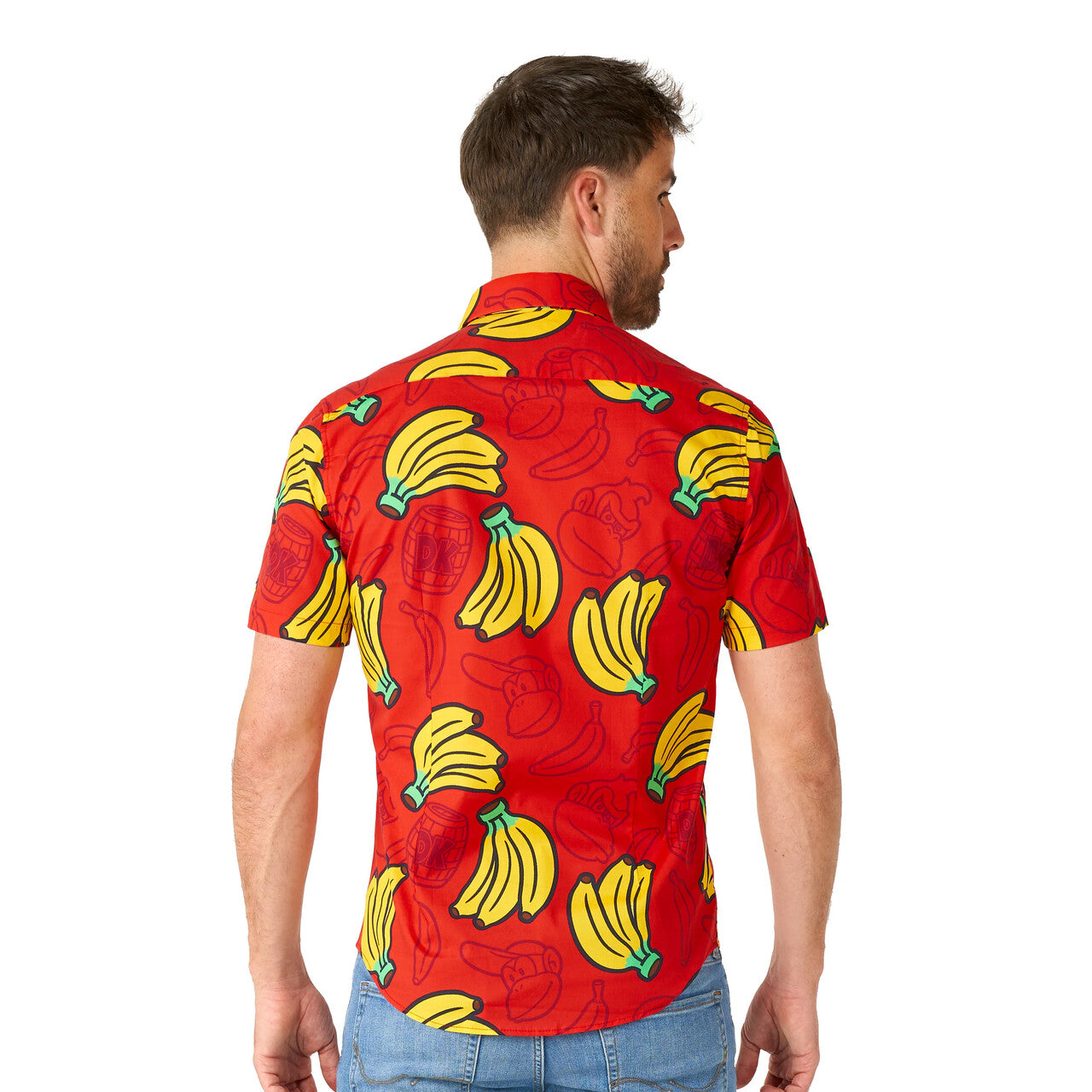 Op deze afbeelding zie je een Kostuums, van het merk Opposuits. Donkey Kong Bananarama Blouse Man