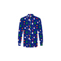 Teen Boys Xmas Fever Foute Kerst Blouse Blauw Jongen