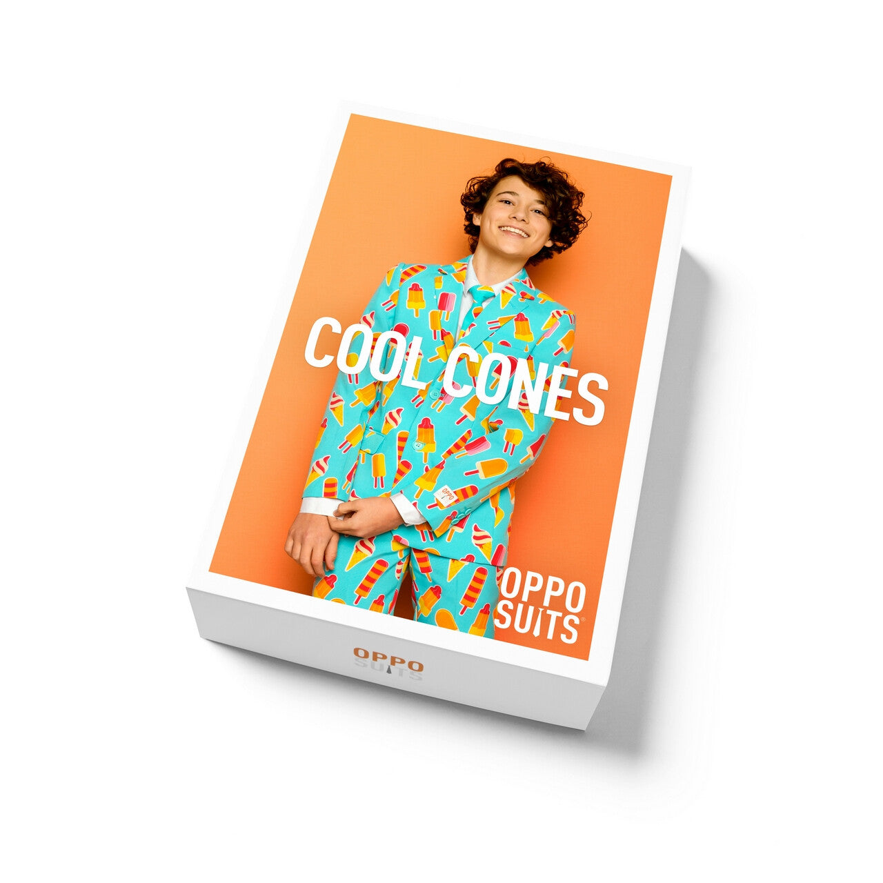 Op deze afbeelding zie je een Kostuums, van het merk Opposuits. Ola La Zomerse IJsjes Tiener Jongen Kostuum