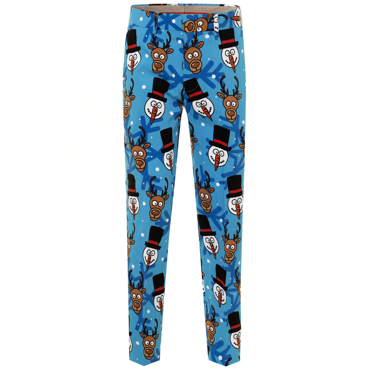 Op deze afbeelding zie je een Kostuums, van het merk Opposuits. Kerst Cartoon Winter Tiener Jongen Kostuum