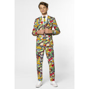 Op deze afbeelding zie je een Kostuums, van het merk Opposuits. Stoere Straatkunst Jongen Kostuum