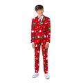 Teen Boys Festivity Red Jongen Kostuum