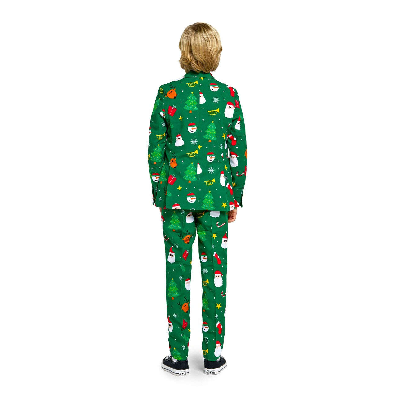 Op deze afbeelding zie je een Kostuums, van het merk Opposuits. Teen Boys Festivity Green Jongen Kostuum