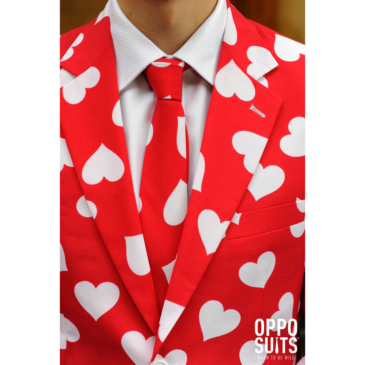 Op deze afbeelding zie je een Kostuums, van het merk Opposuits. Mr. Lover Lover Valentijn Opposuit Kostuum Man