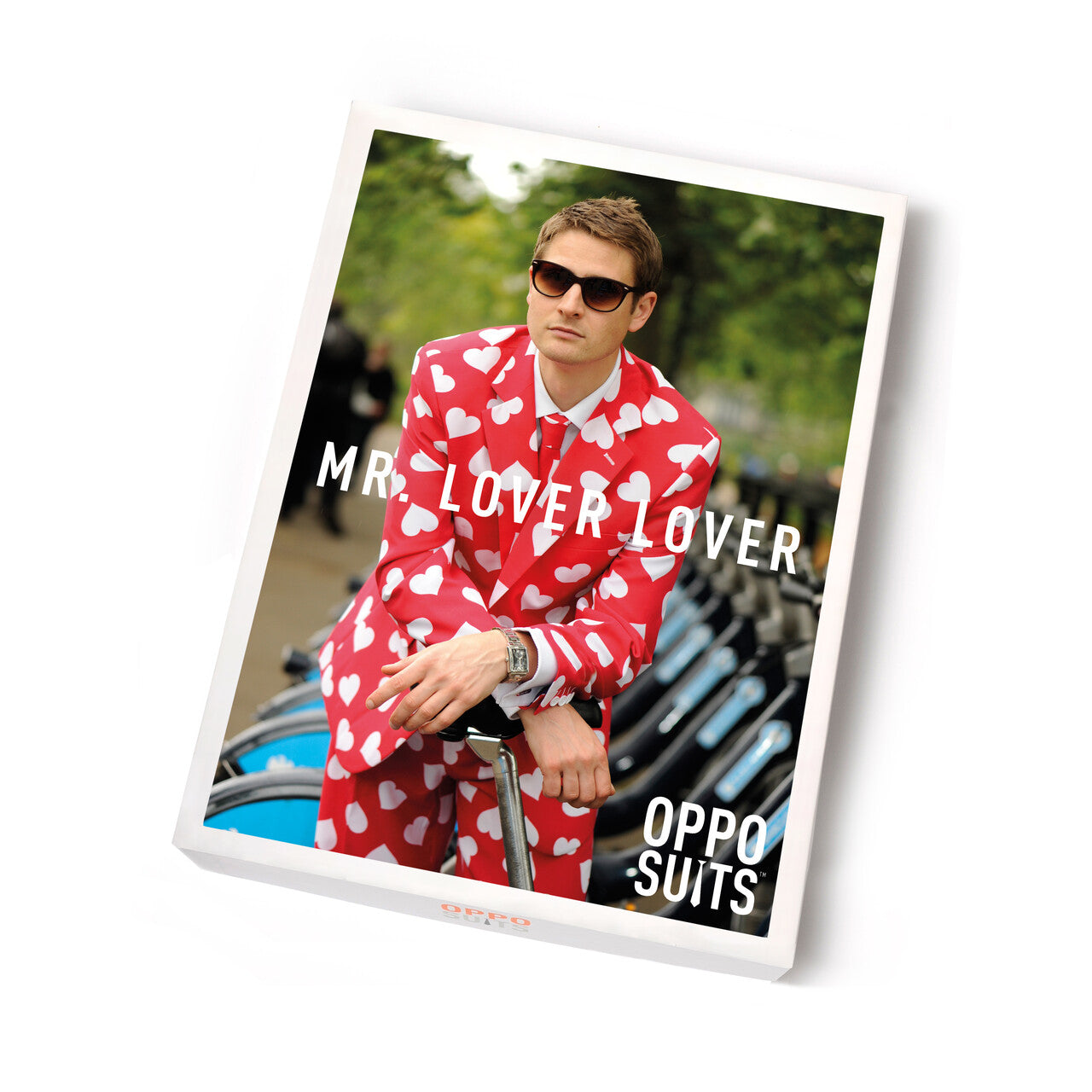 Op deze afbeelding zie je een Kostuums, van het merk Opposuits. Mr. Lover Lover Valentijn Opposuit Kostuum Man