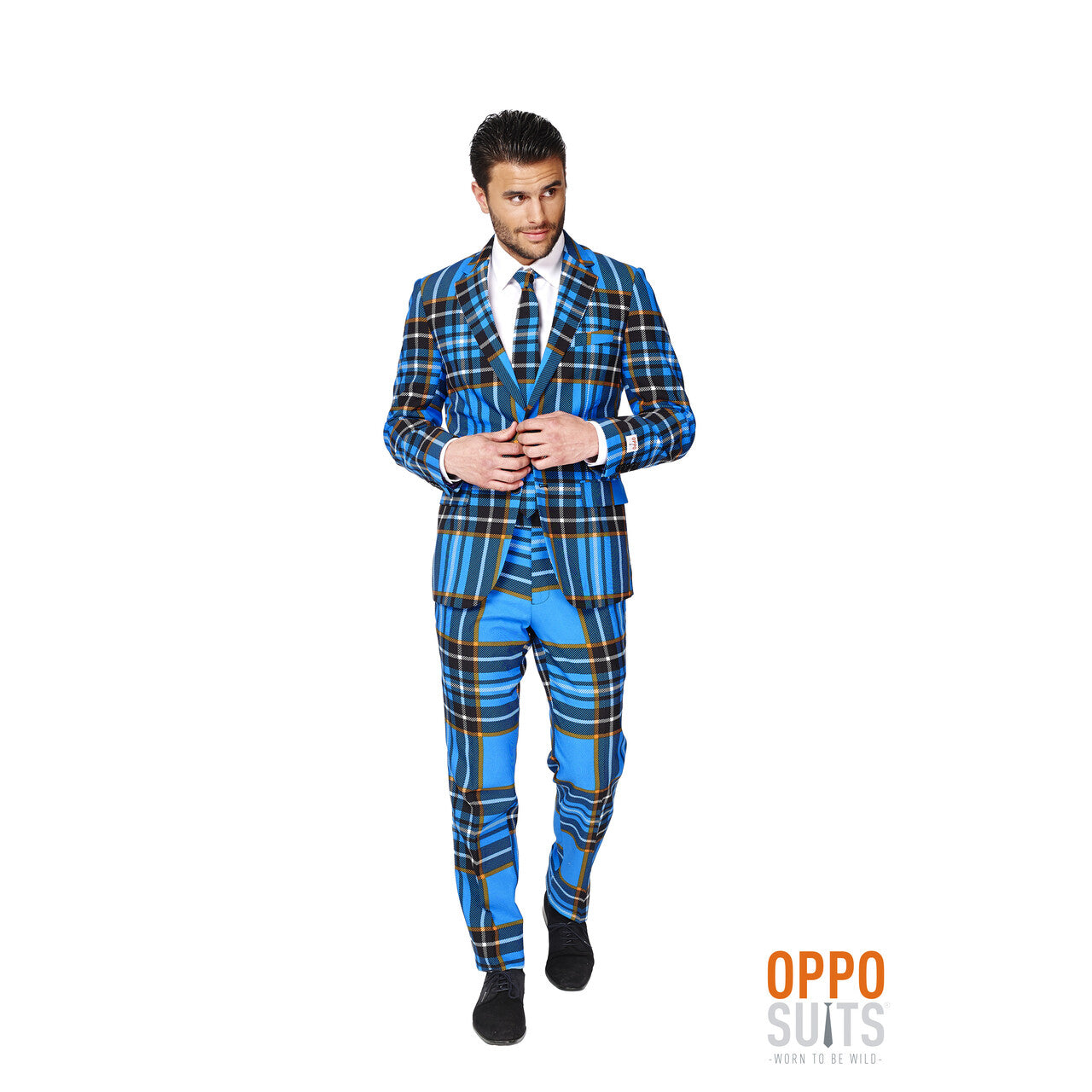 Op deze afbeelding zie je een Kostuums, van het merk Opposuits. Mister Braveheart Opposuit Kostuum Man