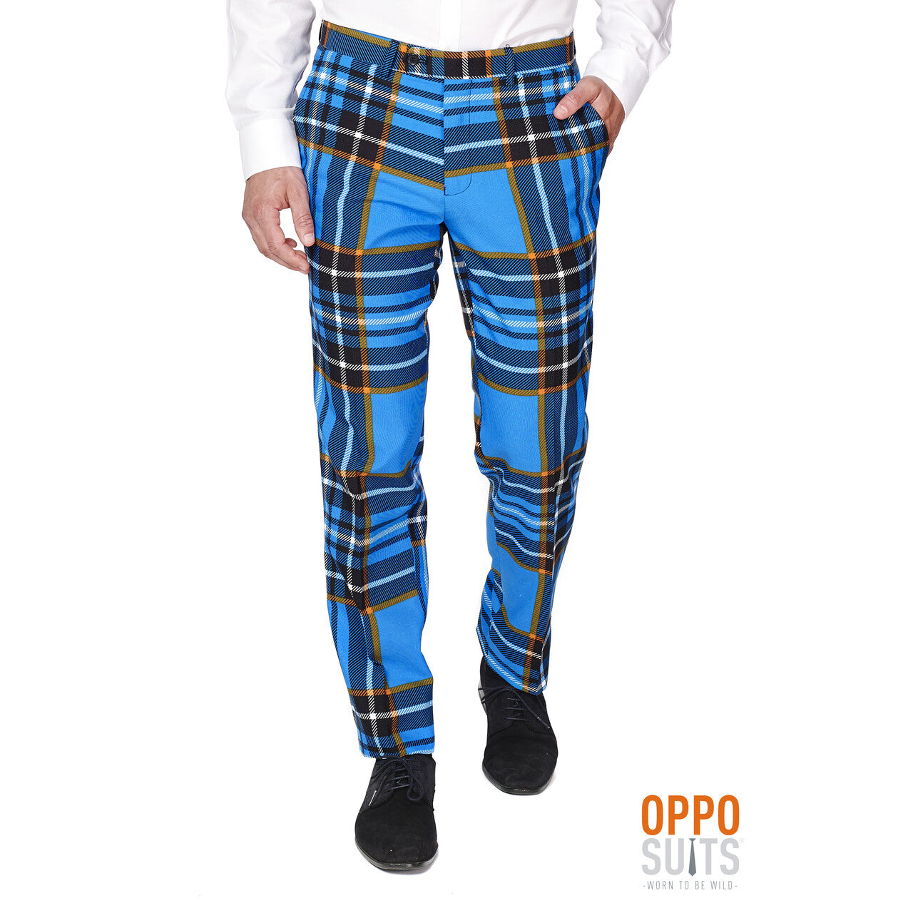 Op deze afbeelding zie je een Kostuums, van het merk Opposuits. Mister Braveheart Opposuit Kostuum Man