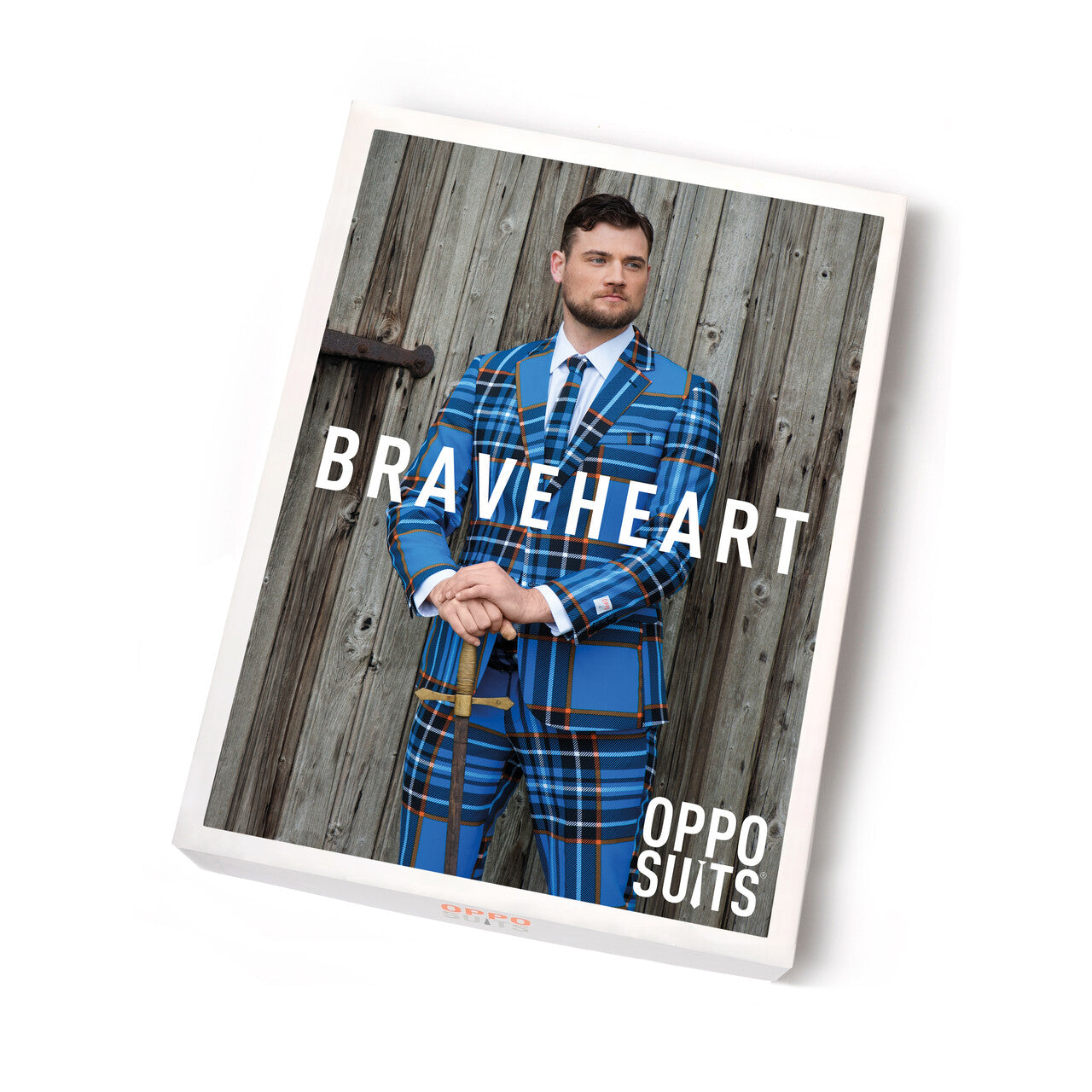 Op deze afbeelding zie je een Kostuums, van het merk Opposuits. Mister Braveheart Opposuit Kostuum Man