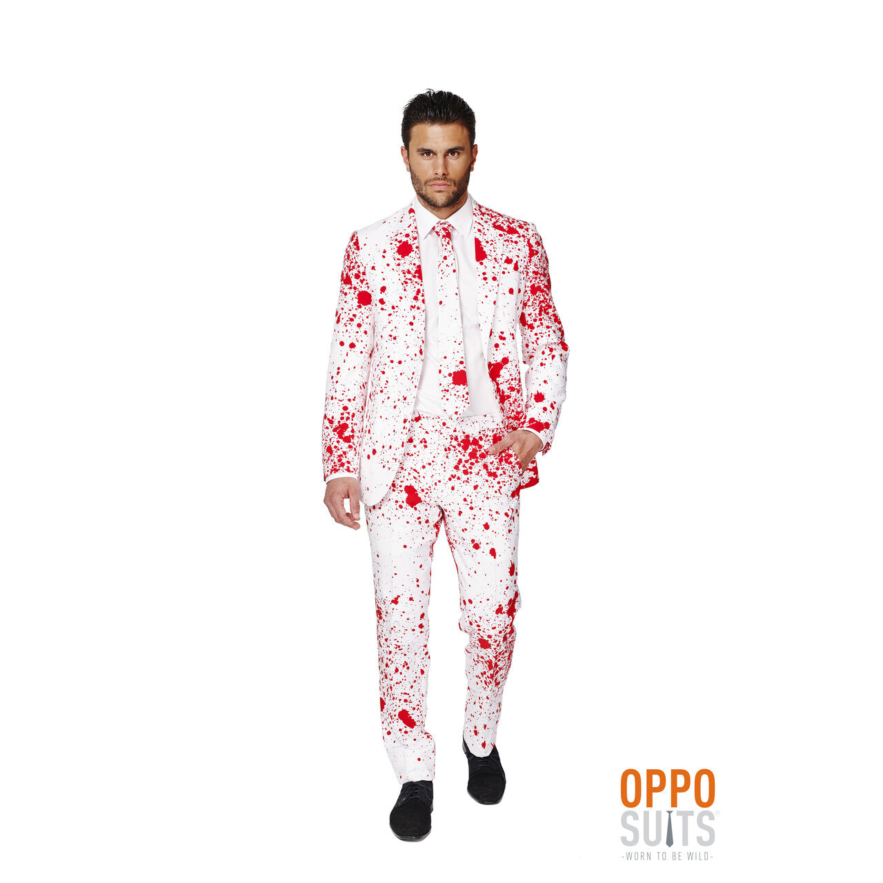 Op deze afbeelding zie je een Kostuums, van het merk Opposuits. Crazy Bloody Harry Opposuit Kostuum Man