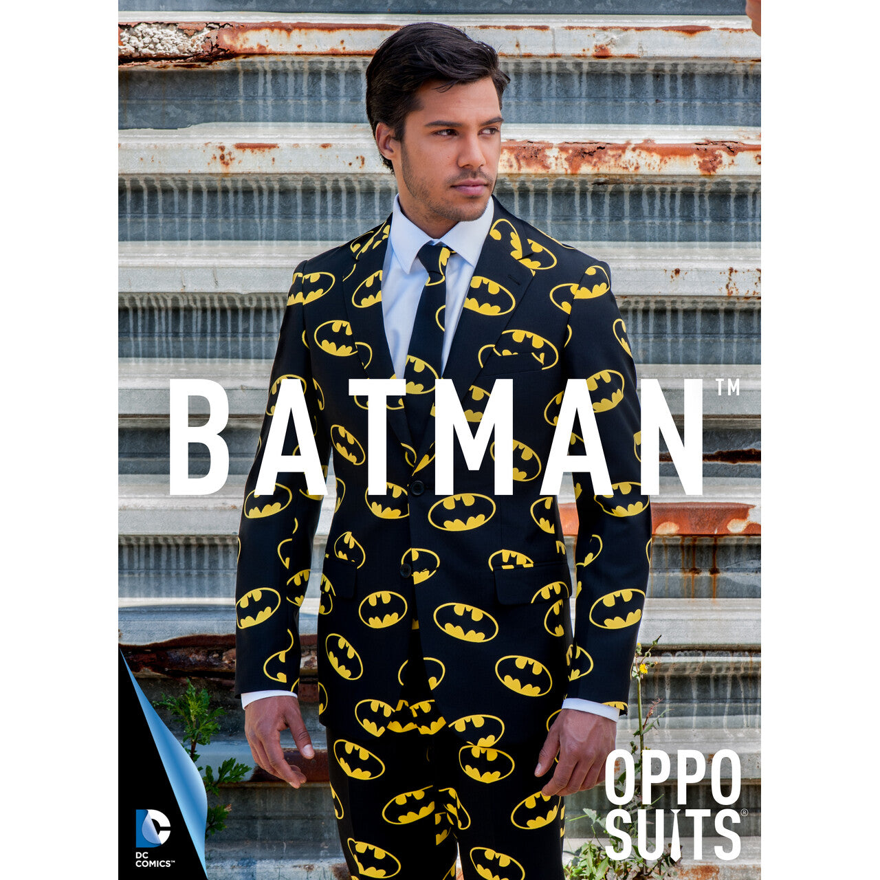Op deze afbeelding zie je een Kostuums, van het merk Opposuits. Superheld Batman™ Opposuit Kostuum