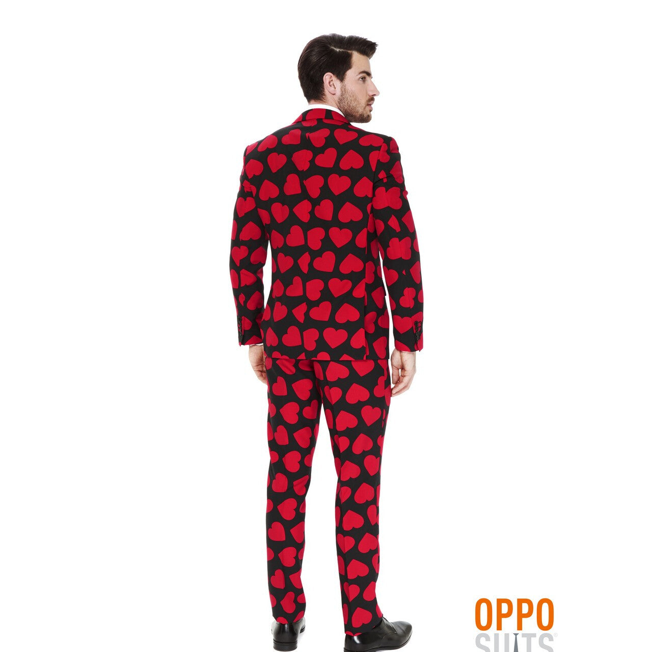 Op deze afbeelding zie je een Kostuums, van het merk Opposuits. Hartenbreker King Of Hearts Opposuit Man Kostuum