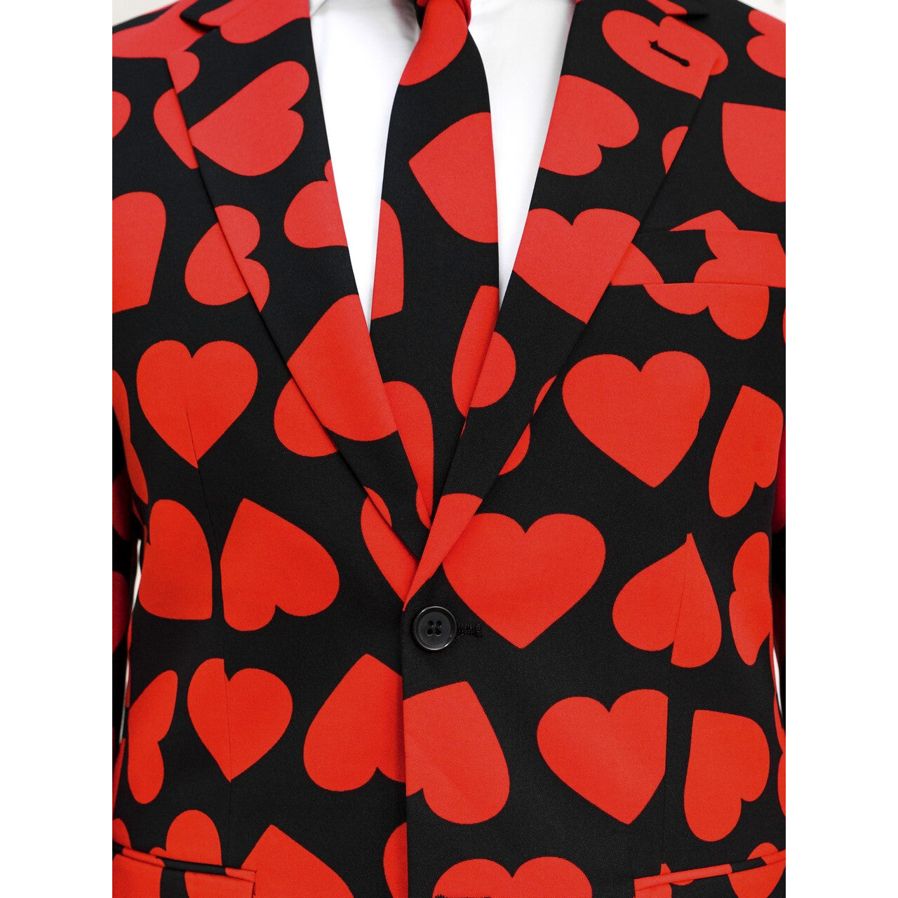 Op deze afbeelding zie je een Kostuums, van het merk Opposuits. Hartenbreker King Of Hearts Opposuit Man Kostuum