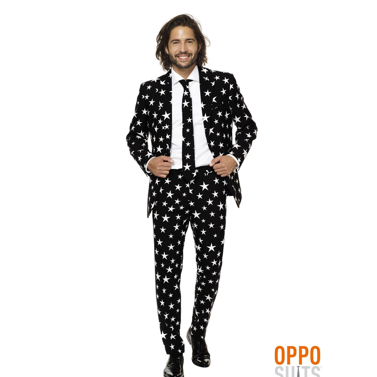 Op deze afbeelding zie je een Kostuums, van het merk Opposuits. Sterrennacht Starstruck Opposuit Man Kostuum
