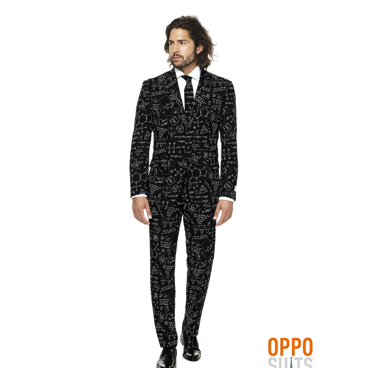 Op deze afbeelding zie je een Kostuums, van het merk Opposuits. Nerdy Beta Science Faction Opposuit Man Kostuum