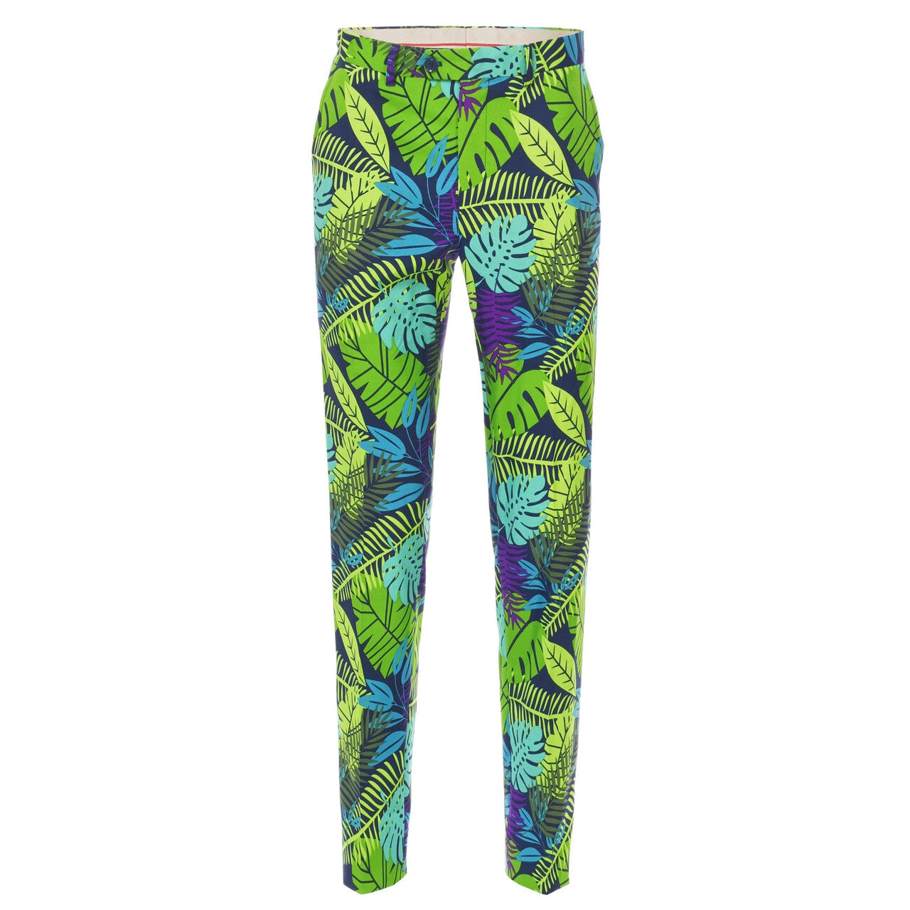 Op deze afbeelding zie je een Kostuums, van het merk Opposuits. Juicy Jungle Tropische Varens Man Kostuum