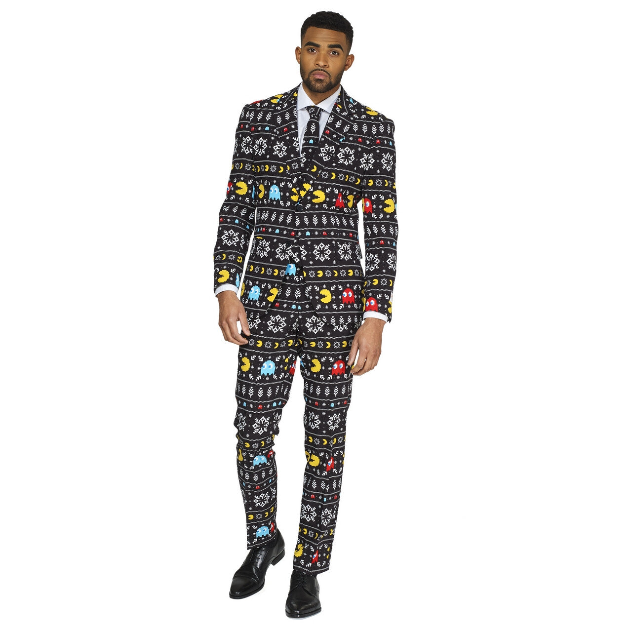 Op deze afbeelding zie je een Kostuums, van het merk Opposuits. Winter Pac-Man™ Computerspel Kostuum