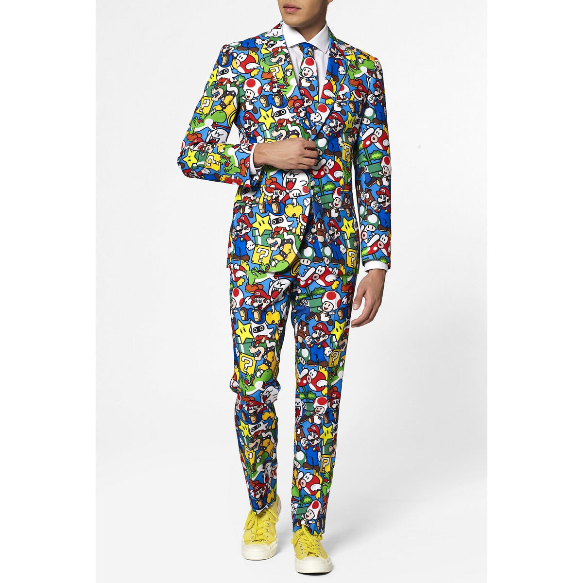 Op deze afbeelding zie je een Kostuums, van het merk Opposuits. Super Mario™ Computerspel Man Kostuum