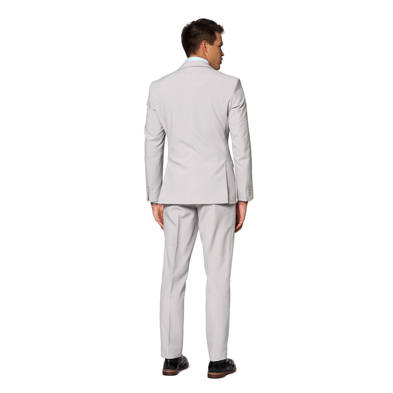 Op deze afbeelding zie je een Kostuums, van het merk Opposuits. Helemaal Grijs Groovy Grey Man Kostuum