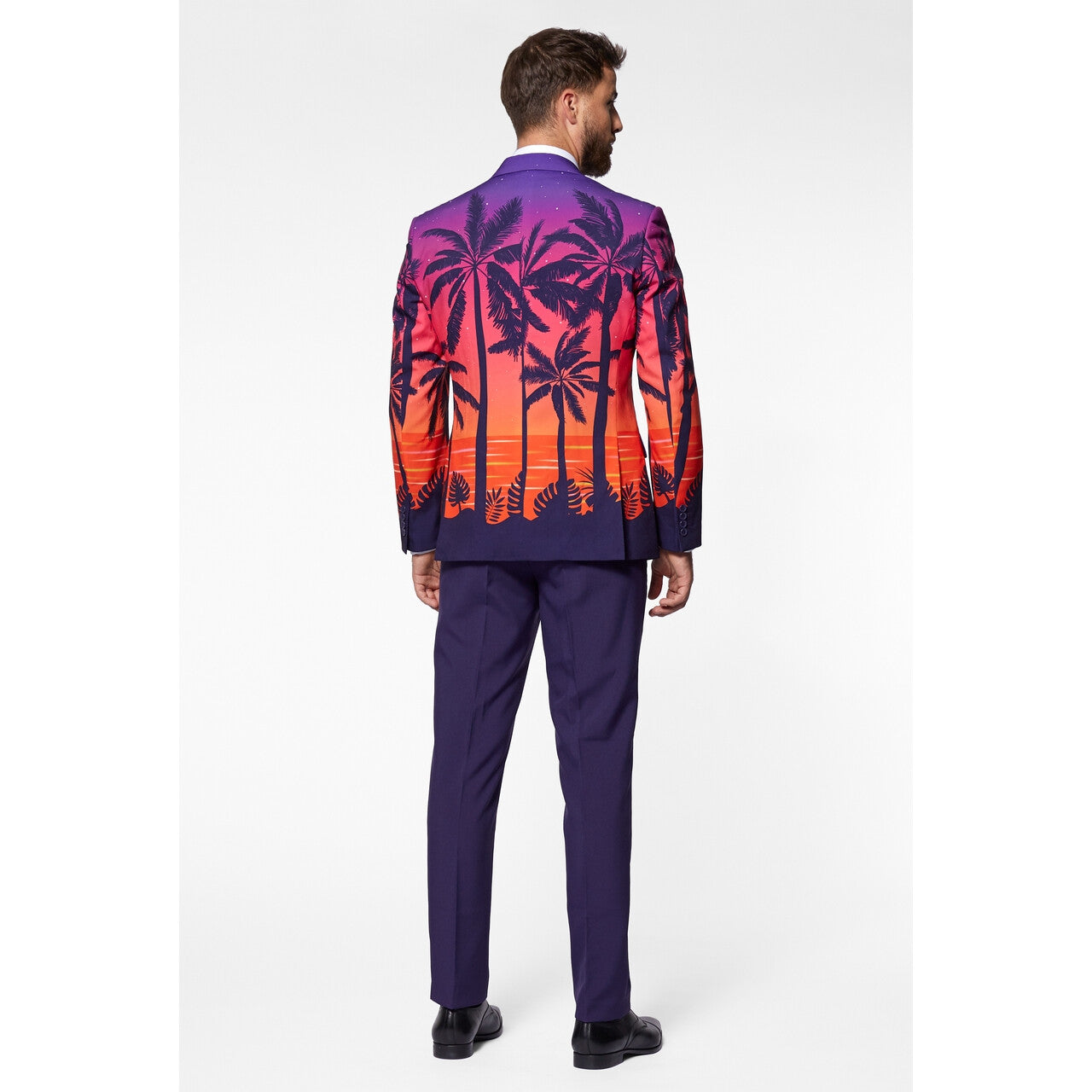 Op deze afbeelding zie je een Kostuums, van het merk Opposuits. Palmbomen Hawaii Stijl Maui Man Kostuum