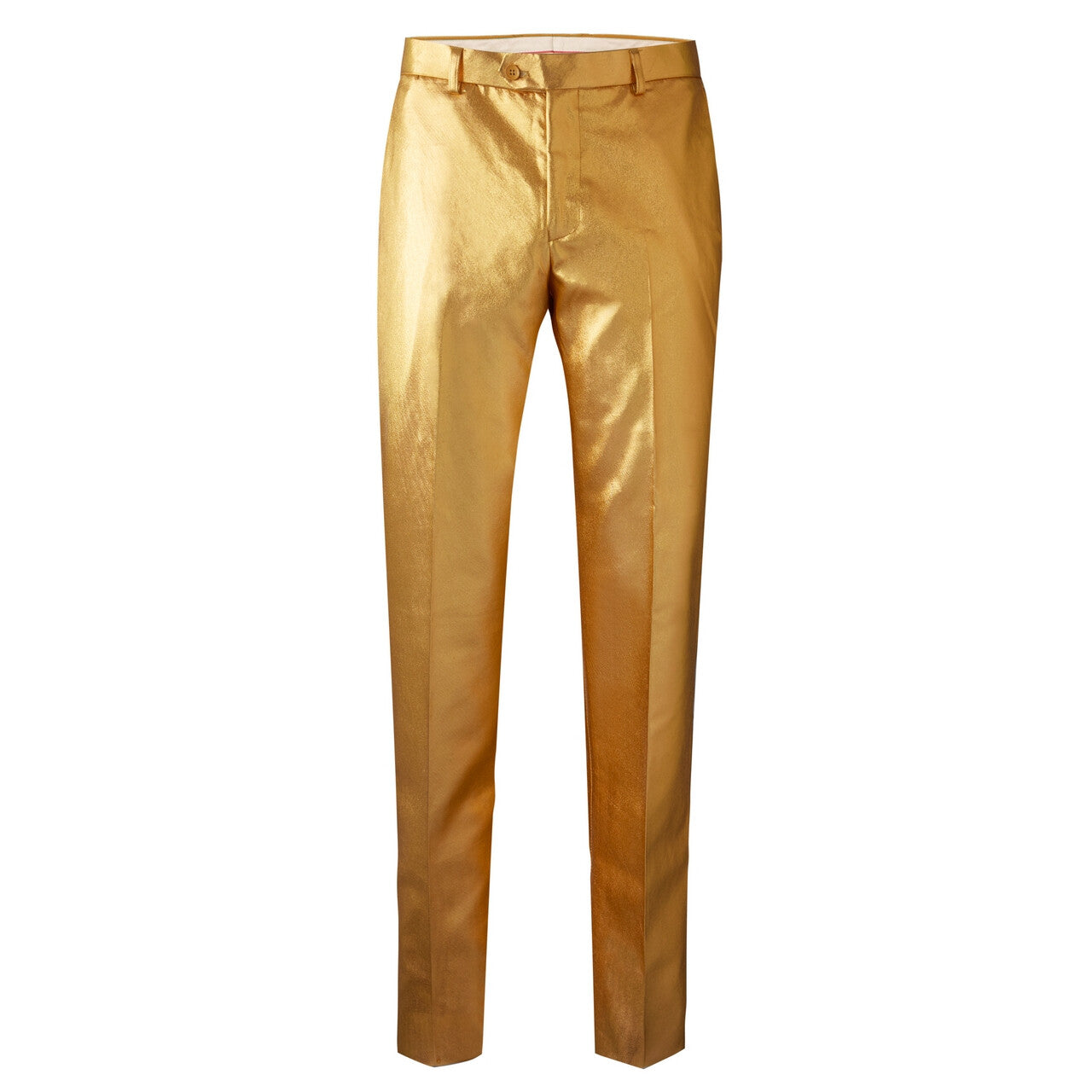 Op deze afbeelding zie je een Kostuums, van het merk Opposuits. Disco Fout In Goud Man Kostuum